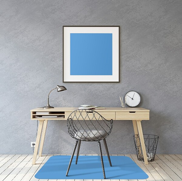 Office chair mat color Blue