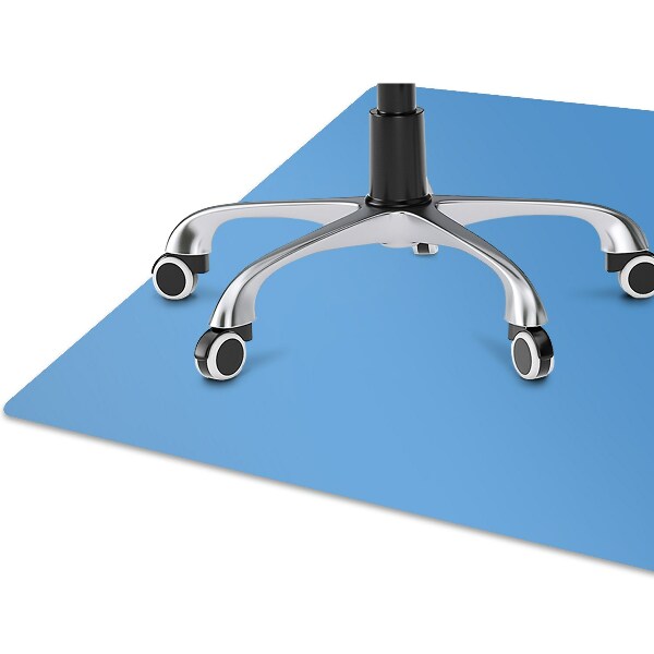 Office chair mat color Blue