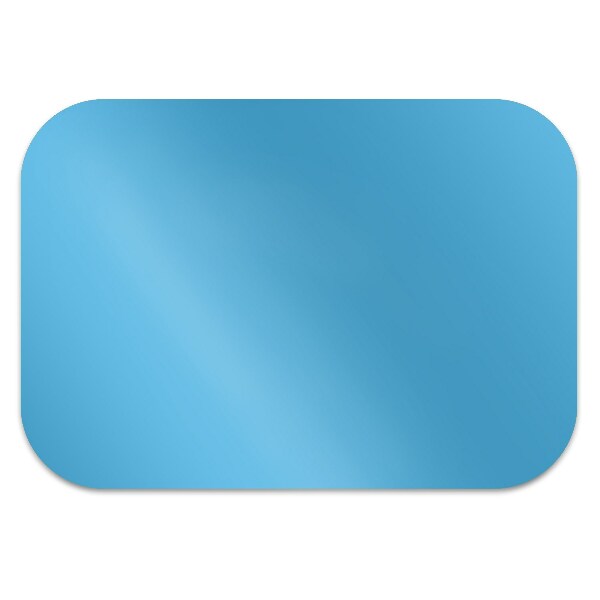 Computer chair mat Bright blue color