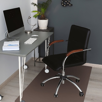 Office chair mat Brown color