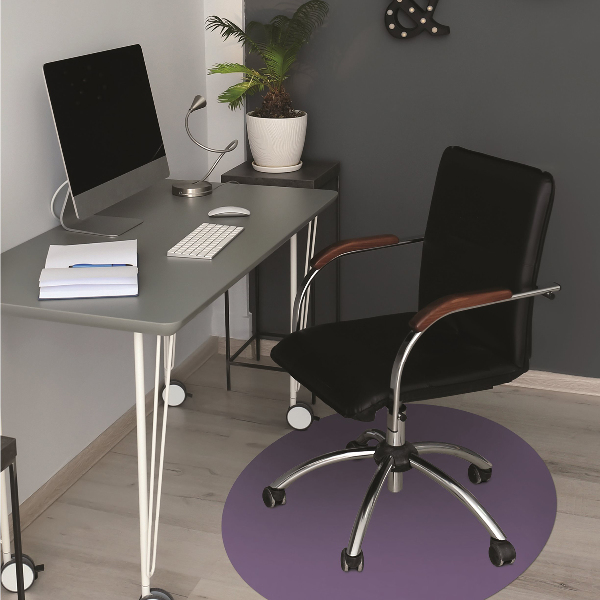 Office chair floor protector color Purple