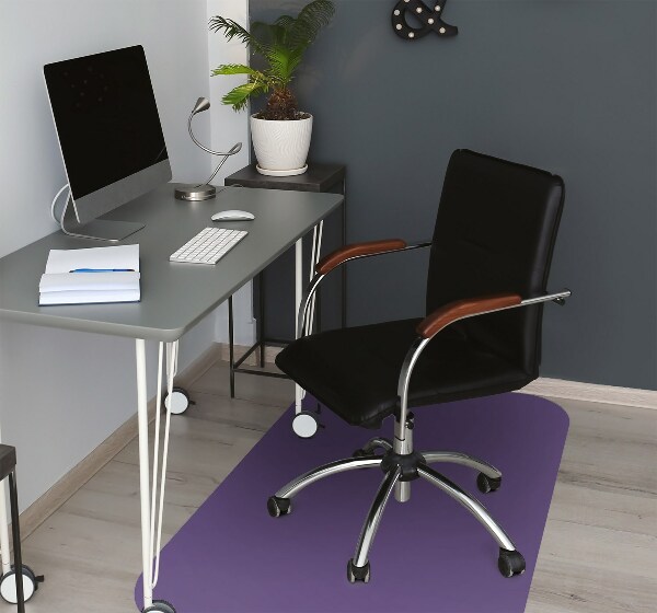 Office chair floor protector color Purple