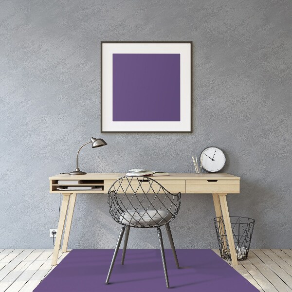 Office chair floor protector color Purple