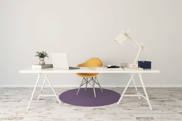 Office chair floor protector color Purple
