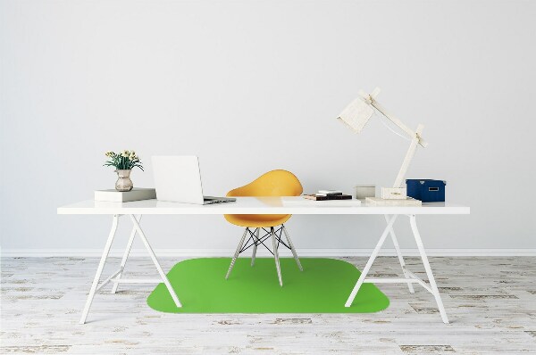 Desk chair mat Color: Yellow green