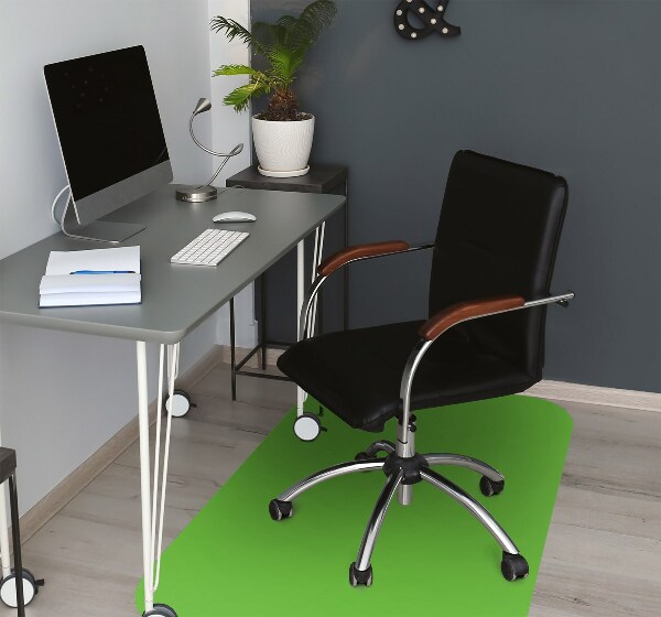 Desk chair mat Color: Yellow green