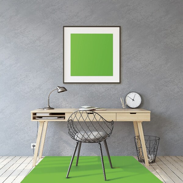 Desk chair mat Color: Yellow green