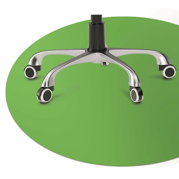 Desk chair mat Color: Yellow green