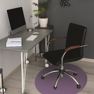 Desk chair mat Dark purple color