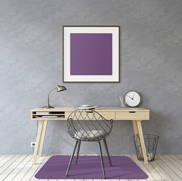 Desk chair mat Dark purple color