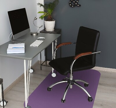 Desk chair mat Dark purple color