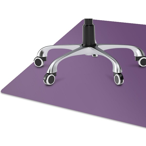 Desk chair mat Dark purple color