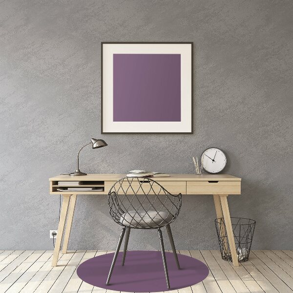 Desk chair mat Dark purple color