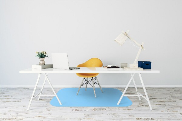 Chair mat Pastel blue color