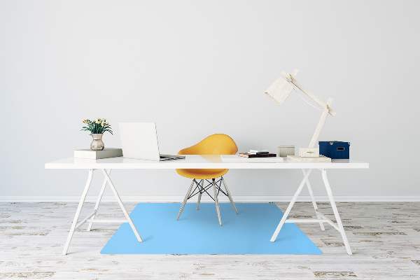 Chair mat Pastel blue color