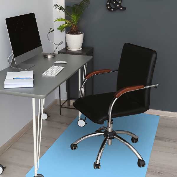 Chair mat Pastel blue color