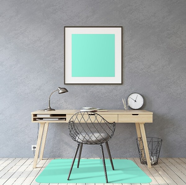 Office chair mat Mint color