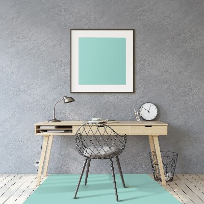 Office chair mat Mint color