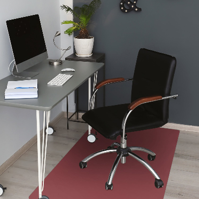 Office chair mat Color Purple red