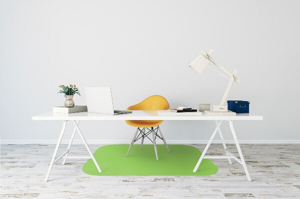 Office chair mat Pastel green color