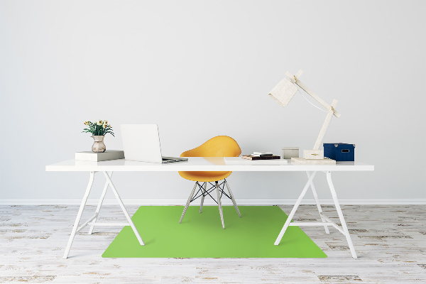 Office chair mat Pastel green color