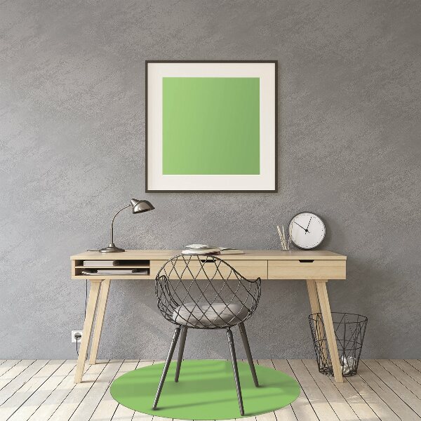 Office chair mat Pastel green color