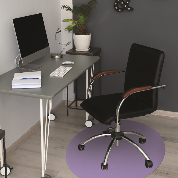Office chair floor protector Lavender