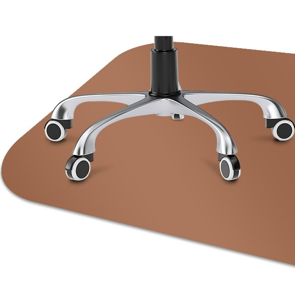 Office chair floor protector Copper color