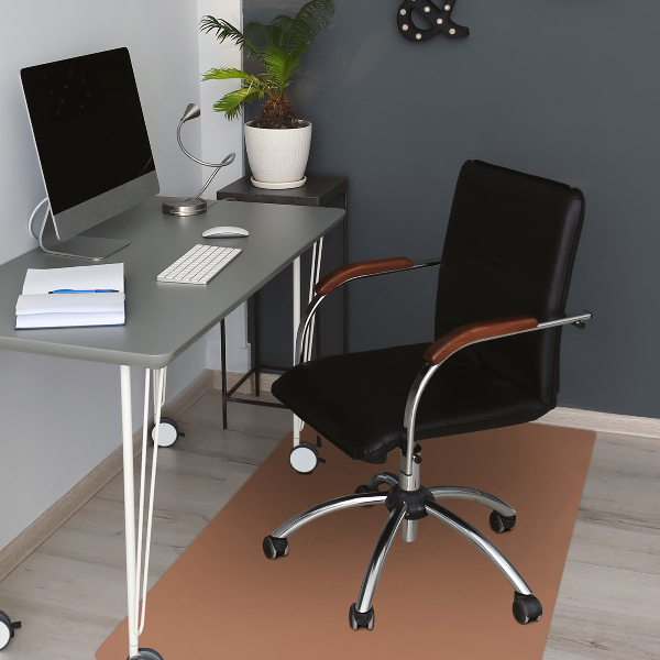 Office chair floor protector Copper color