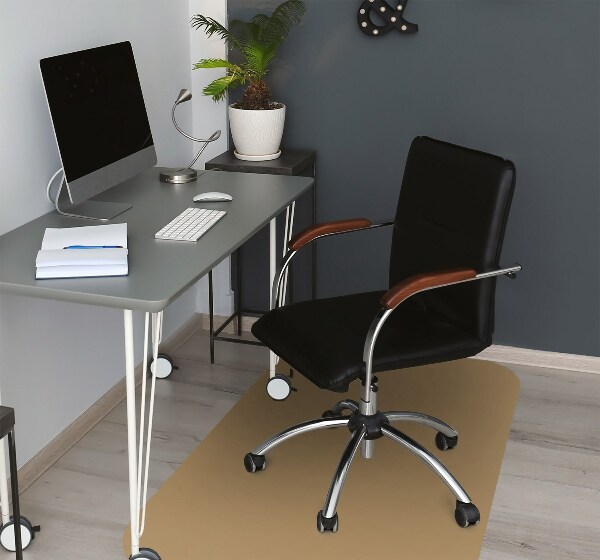 Office chair mat color Gold