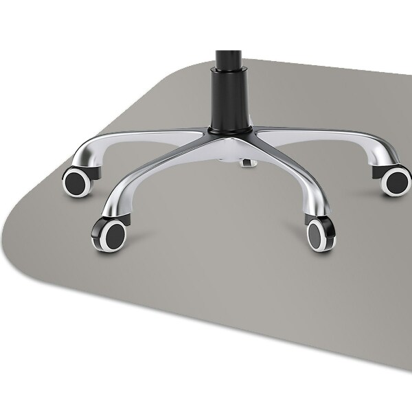 Office chair mat Silver color