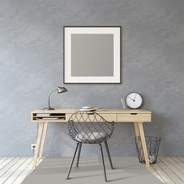 Office chair mat Silver color