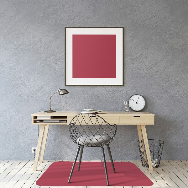 Office chair mat Burgundy color