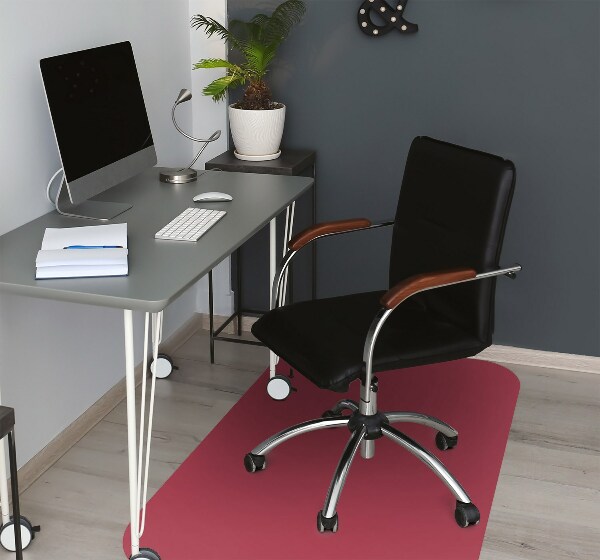 Office chair mat Burgundy color