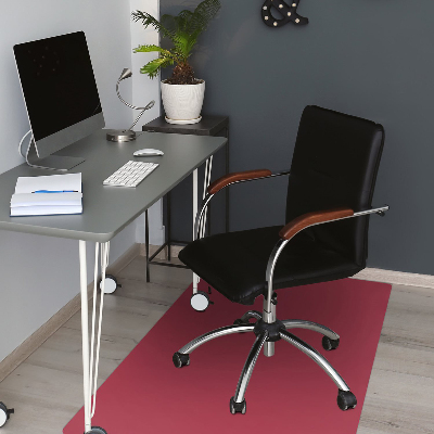 Office chair mat Burgundy color