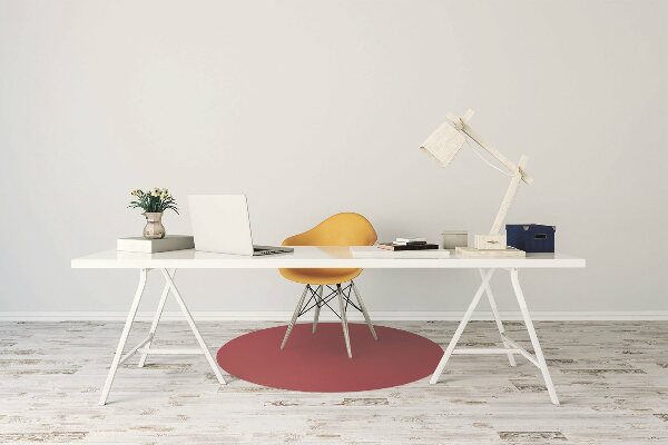 Office chair mat Burgundy color
