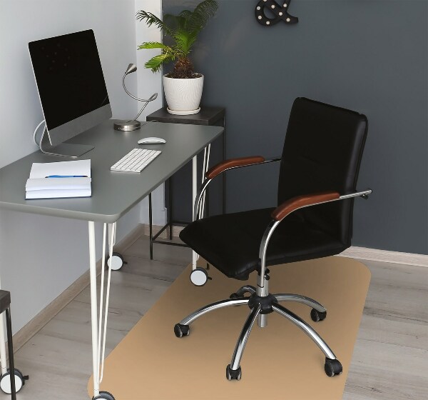 Desk chair mat Color Light brown