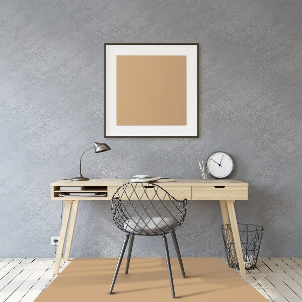 Desk chair mat Color Light brown