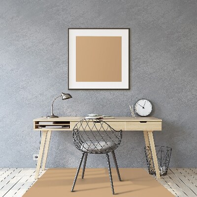 Desk chair mat Color Light brown