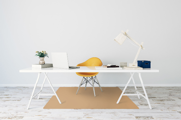 Desk chair mat Color Light brown