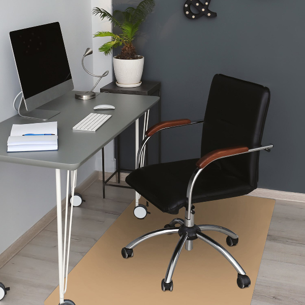 Desk chair mat Color Light brown