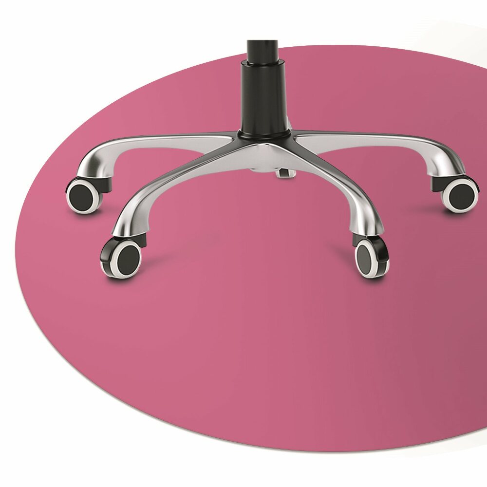 Pink office chair deals mat