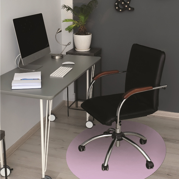 Office chair mat color: Lilac