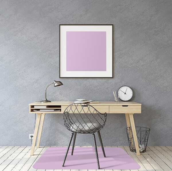 Office chair mat color: Lilac