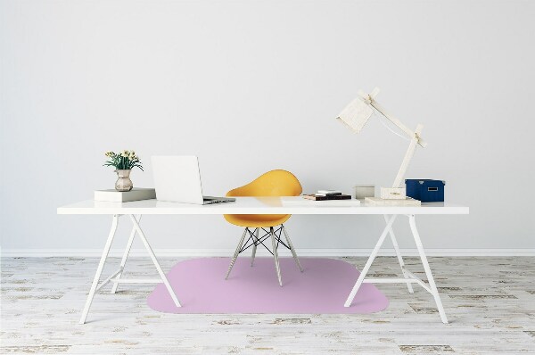 Office chair mat color: Lilac