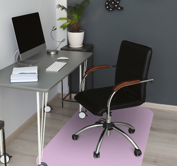 Office chair mat color: Lilac