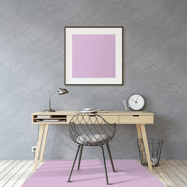 Office chair mat color: Lilac
