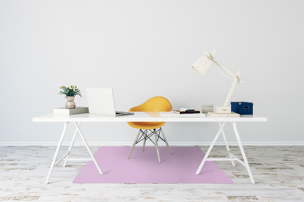 Office chair mat color: Lilac