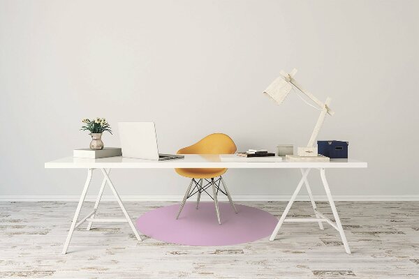 Office chair mat color: Lilac