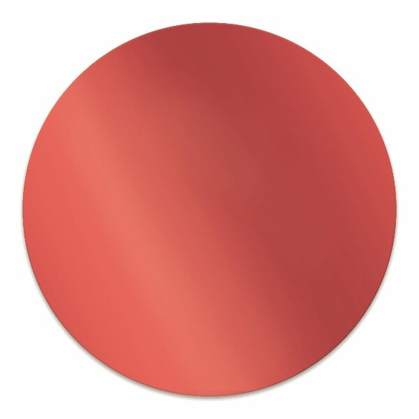 Office chair floor protector Bright red color